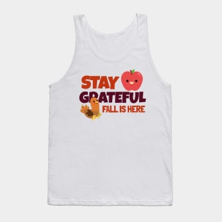 Thanksgiving Grateful Thankful Tank Top